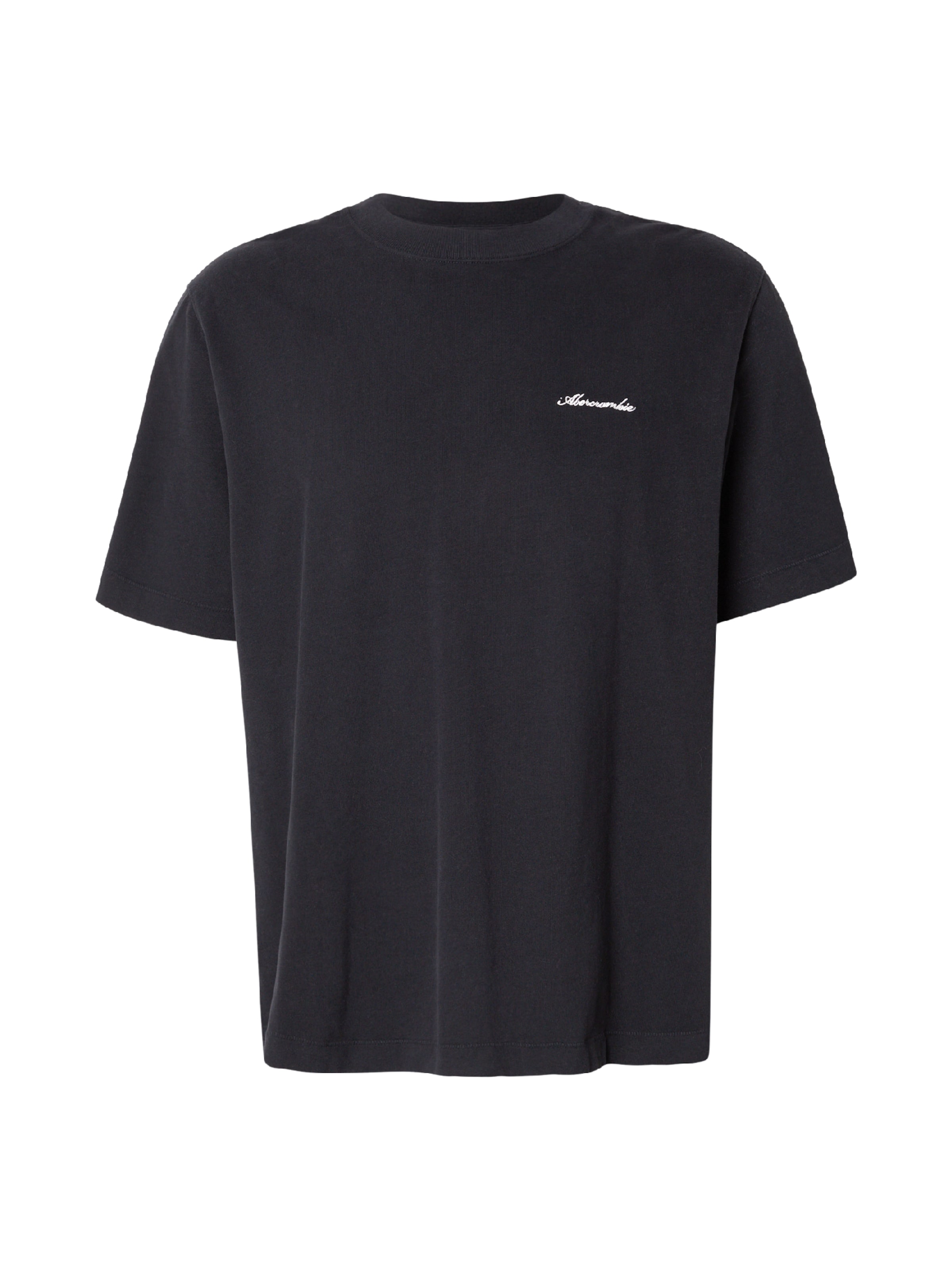 Abercrombie & Fitch Футболка в Черный: спереди