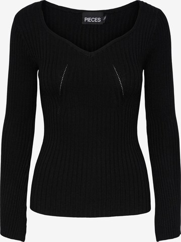 PIECES Pullover 'ALLISON' in Schwarz: predná strana