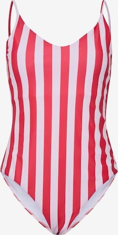 Classique Maillot de bain 'PCBAOMI' PIECES en rouge : devant