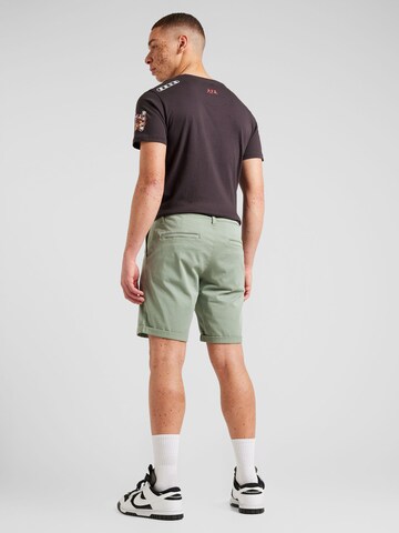 Regular Pantalon QS en vert