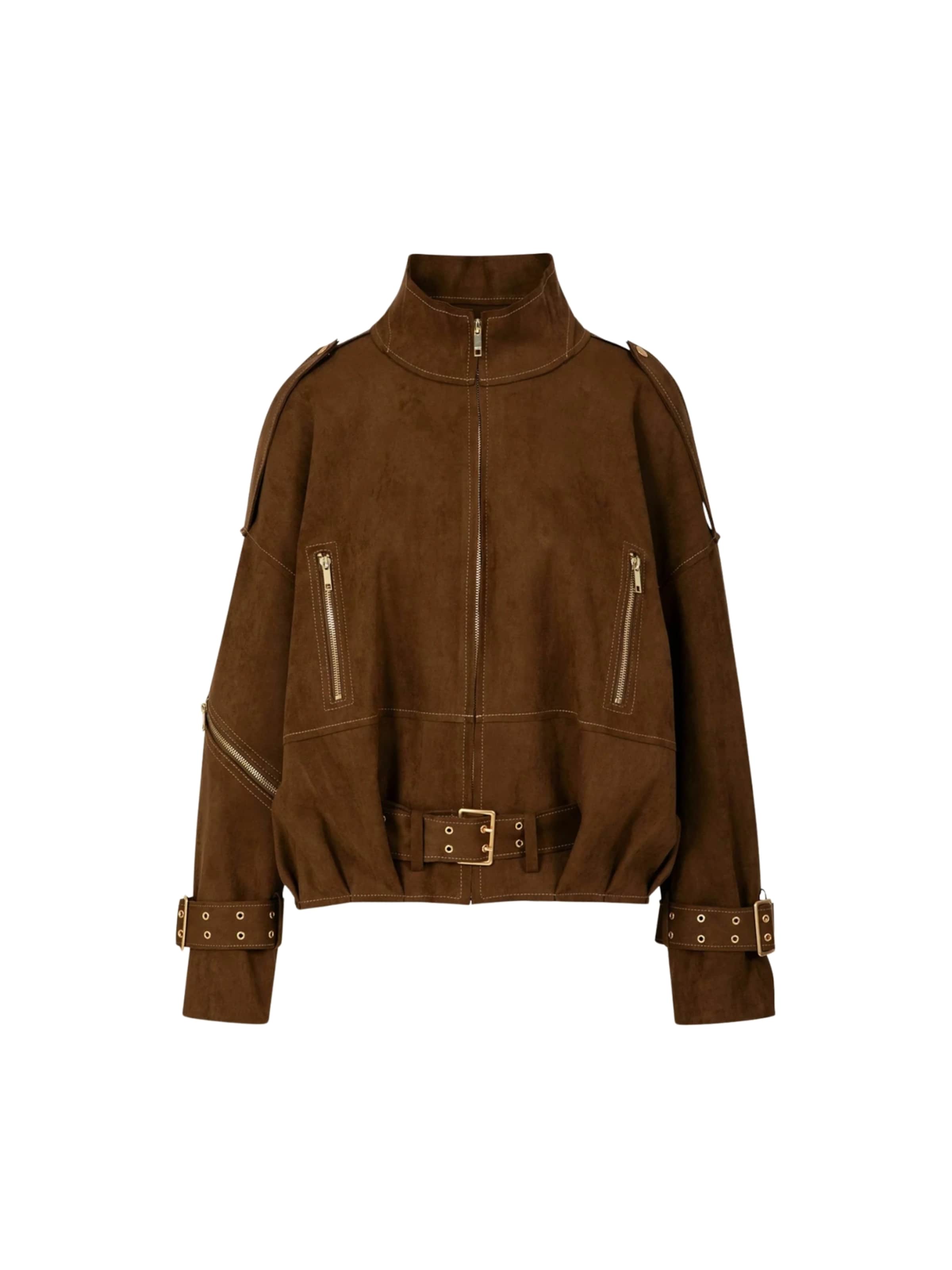 Coster Copenhagen Átmeneti dzseki ' Short ' - barna: elől