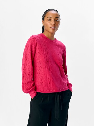 OBJECT Pullover 'OBJInge' in Pink: Vorderseite