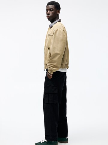 Pull&Bear Loose fit Cargo Pants in Black