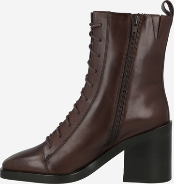 Karolina Kurkova Originals Lace-up bootie 'Linda' in Brown