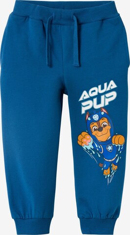 NAME IT Pants 'FINGH PAWPATROL' in Blue: front