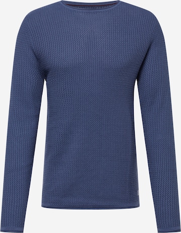 JACK & JONES Sweater 'Carlos' in Blue: front