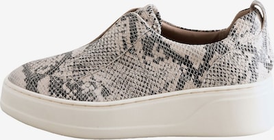 Next Slip on -tennarit värissä vaaleabeige / taupe / tummanharmaa / musta, Tuotenäkymä