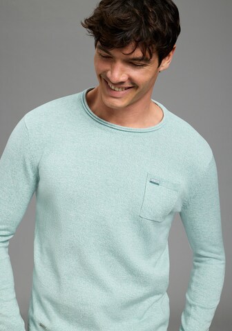 Bruno Banani LM Pullover in Grün