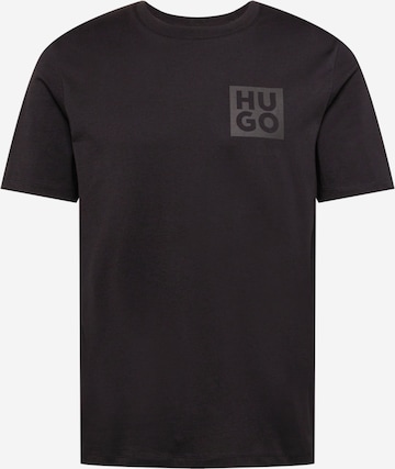 T-Shirt 'Detzington' HUGO Red en noir : devant