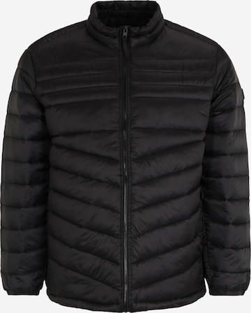 Jack & Jones Plus - Chaqueta de entretiempo 'Hero' en negro: frente