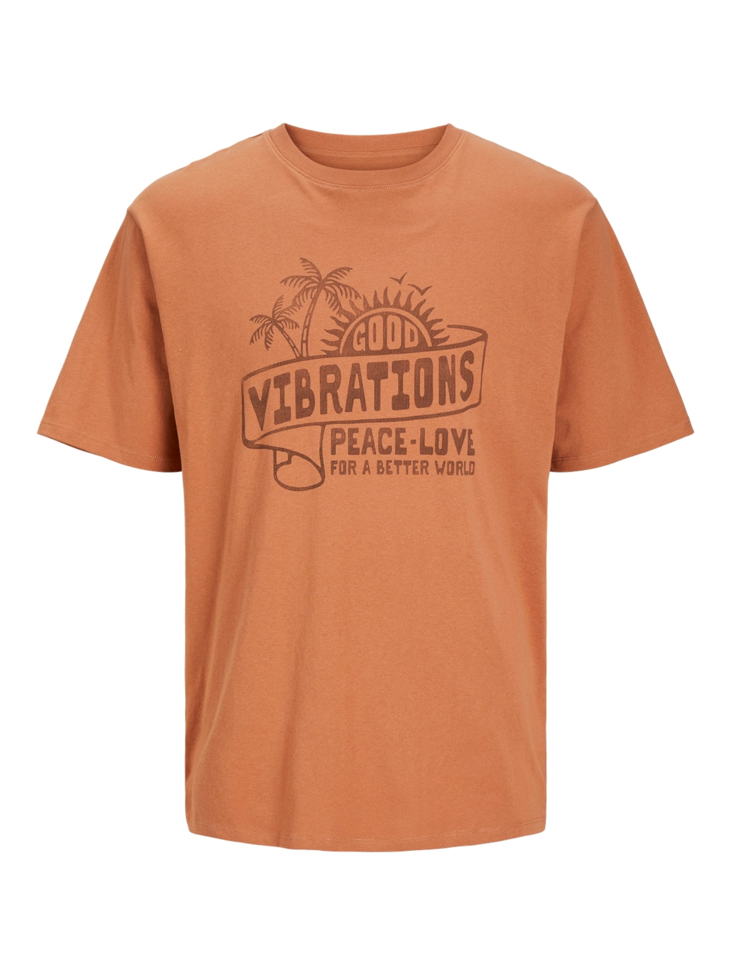 JACK & JONES Shirt 'JPRBLUHIPPY' in Oranje: voorkant