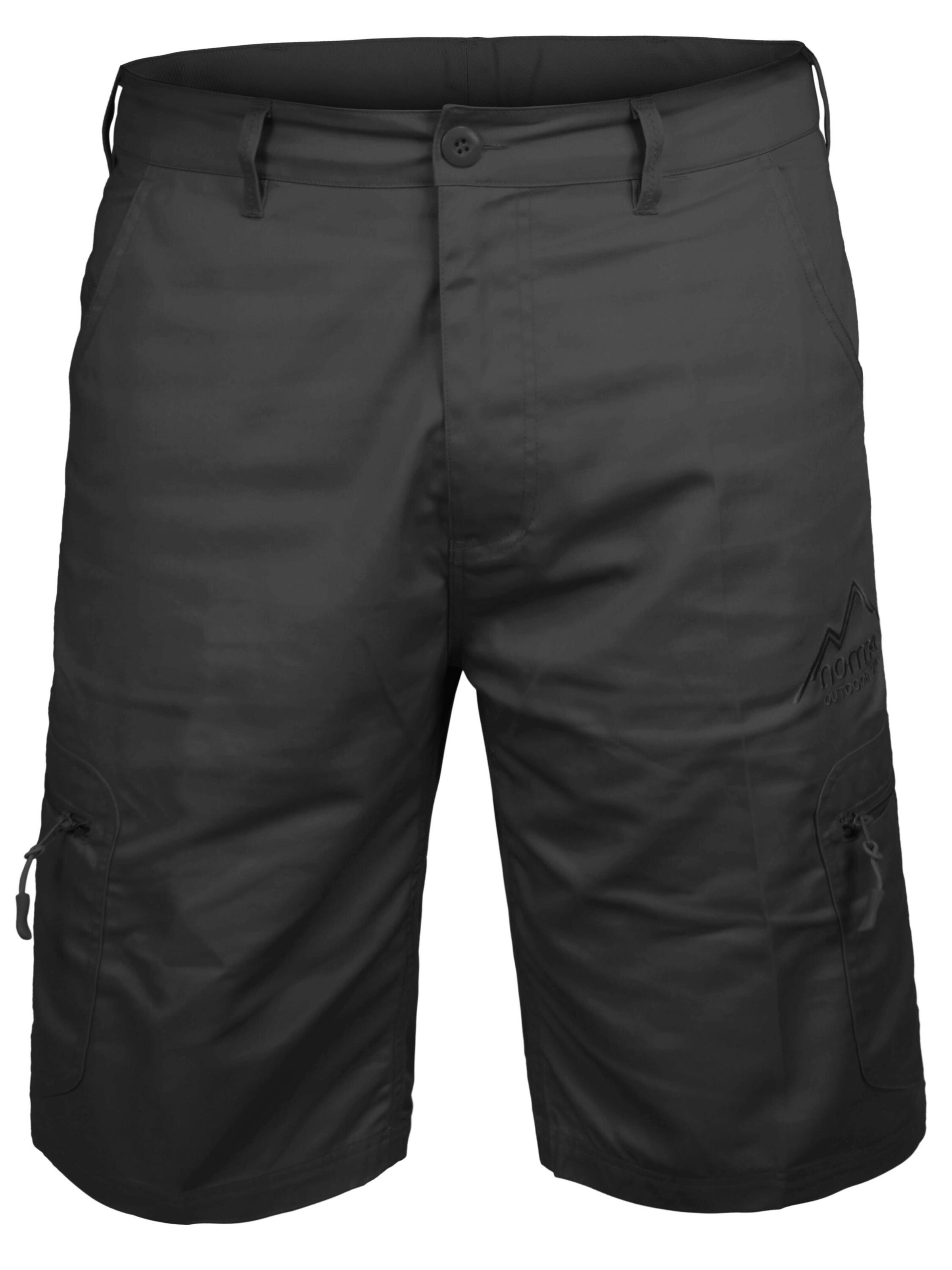 Regular Pantalon outdoor 'Valley ' normani en noir : devant