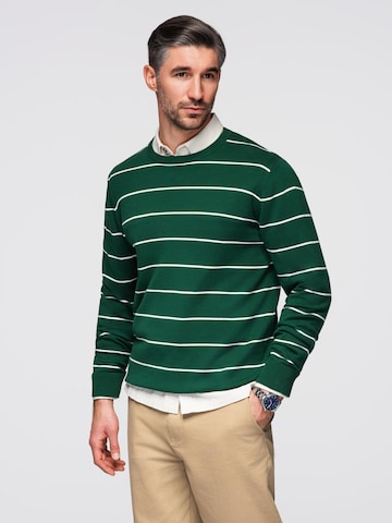 Ombre Sweater in Green: front