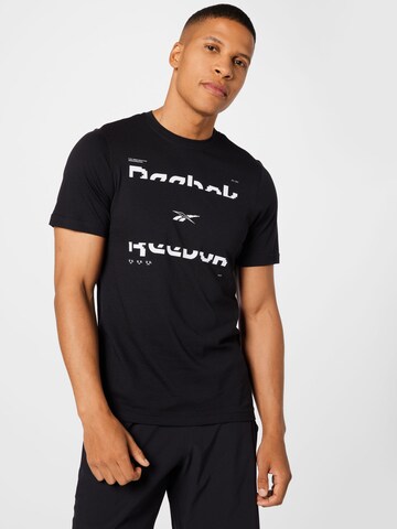 Reebok Performance Shirt in Black: front