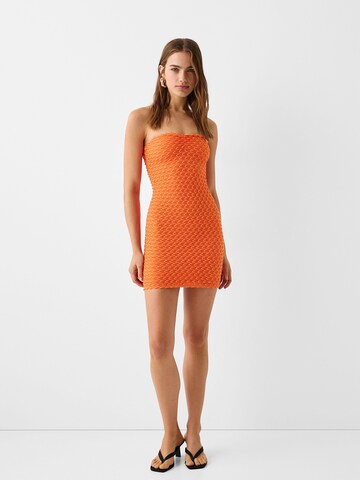 Bershka Dress in Orange