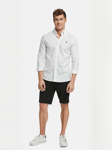 U.S. POLO ASSN. Regular Broek ' UMJack ' in Zwart: voorkant