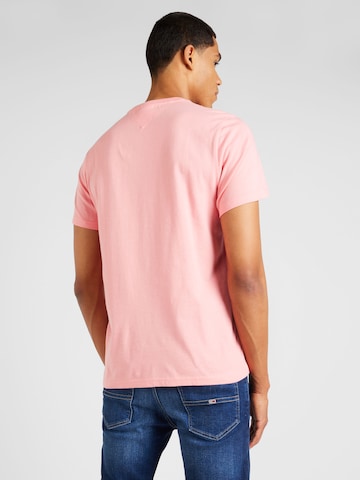 Tommy Jeans Regular fit Μπλουζάκι σε ροζ