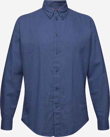 Coupe regular Chemise ESPRIT en bleu : devant