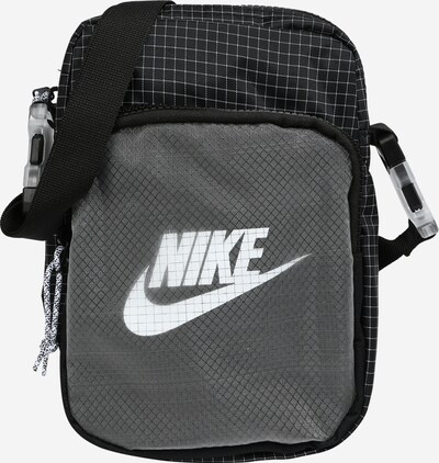 Nike Sportswear Skuldertaske 'Heritage 2.0' i mørkegrå / sort / hvid, Produktvisning