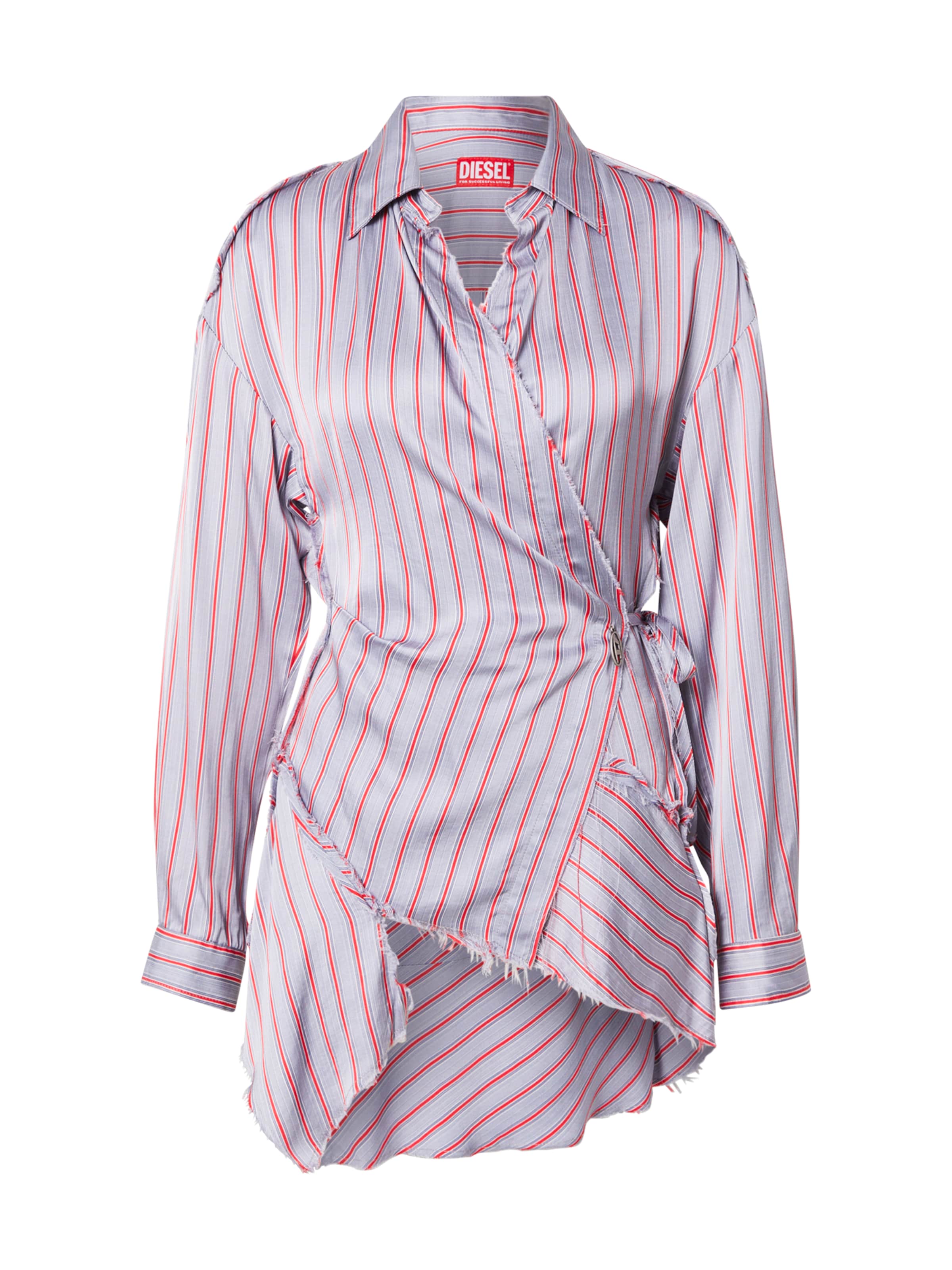 DIESEL Блузка 'C-RAZY' в Серый: спереди