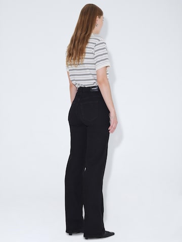 Dr. Denim Slim fit Jeans 'Moxy High Straight Jeans' in Black