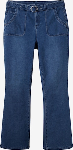 SHEEGO Flared Jeans in Blau: predná strana
