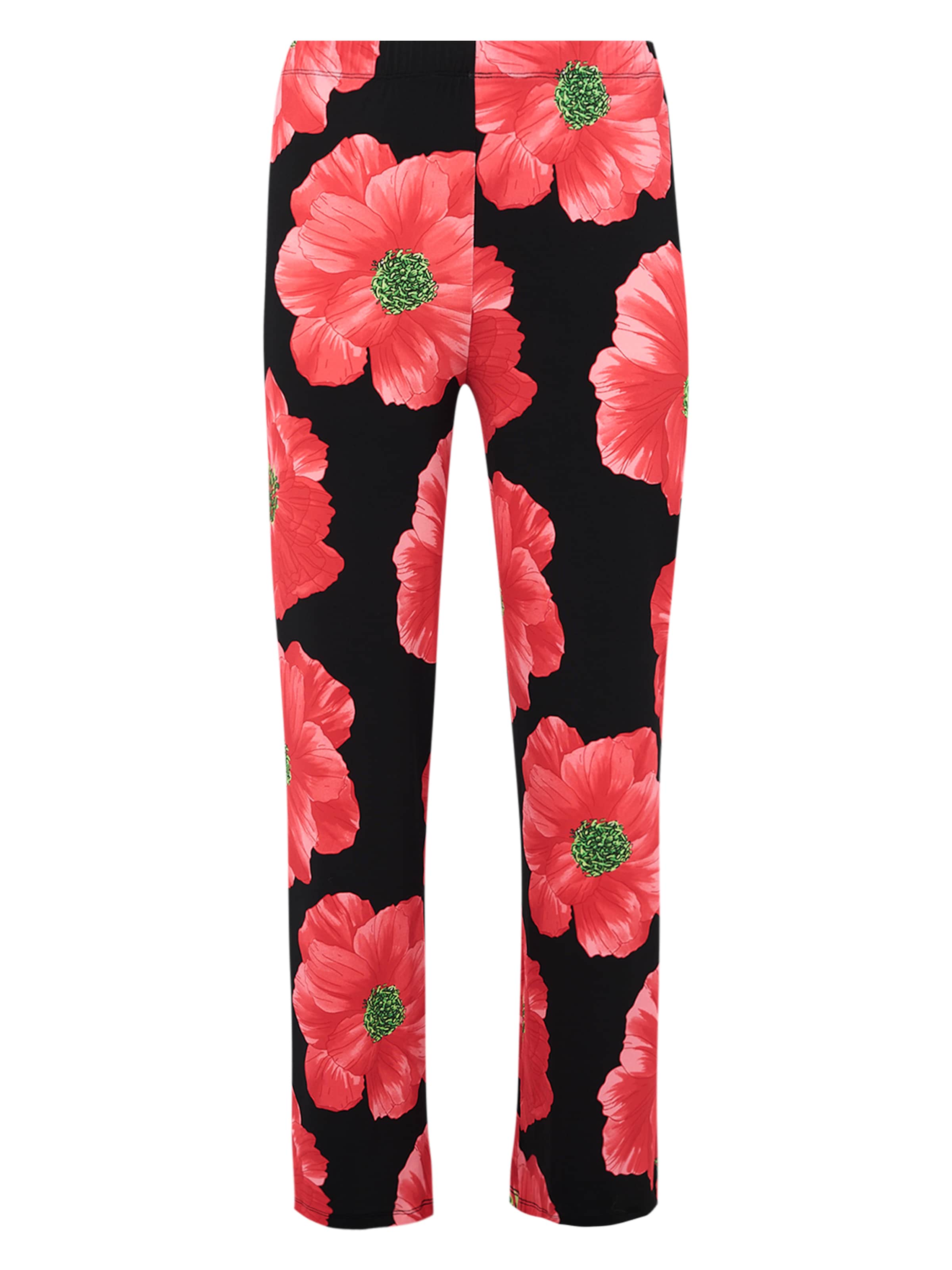 YOEK Loosefit Broek in Rood: voorkant