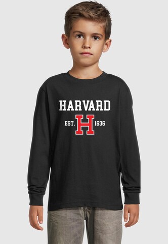 Merchcode Shirt 'Harvard University - Est 1636' in Black: front