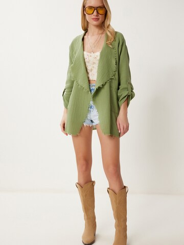 Happiness İstanbul Καλοκαιρινό μπουφάν σε πράσινο