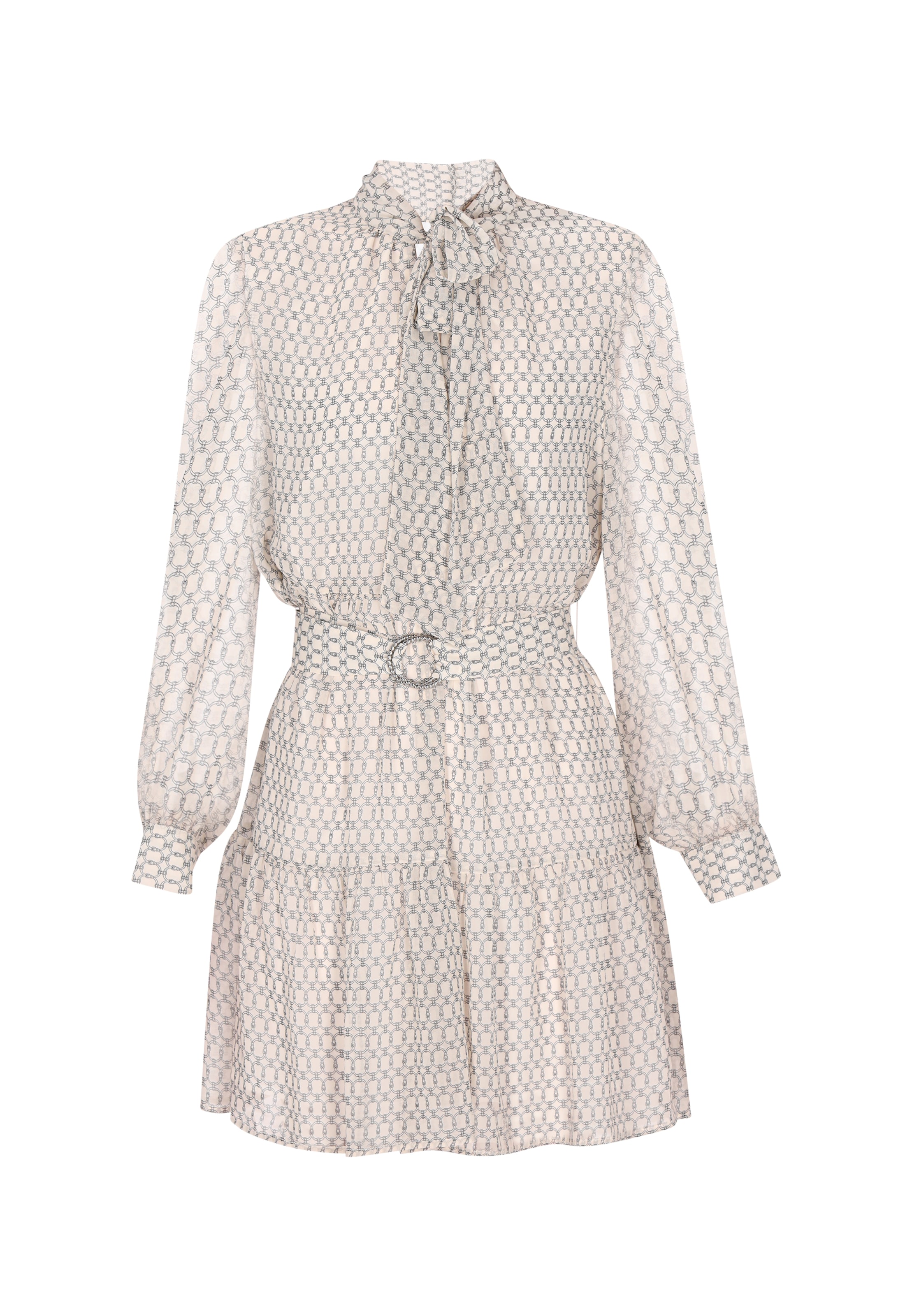 DreiMaster KlassikKošulja haljina 'Classic Look' - bež boja: prednji dio