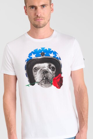 T-Shirt 'Soline' Le Temps Des Cerises en blanc