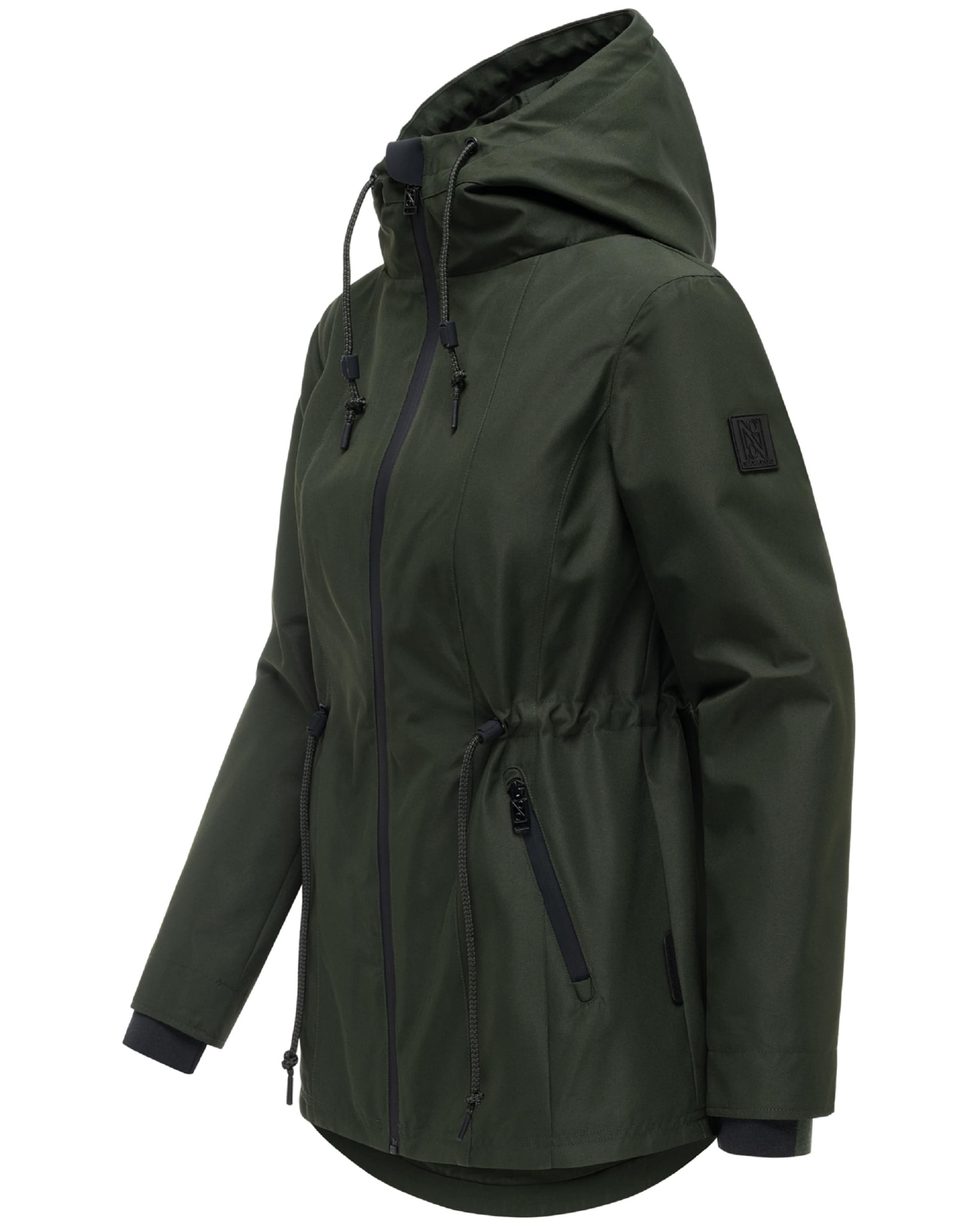 NAVAHOO Parka 'Blumentanz 14' in Grün