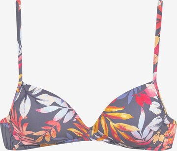 VIVANCE T-Shirt Triangel-Bikini-Top in Grau: predná strana