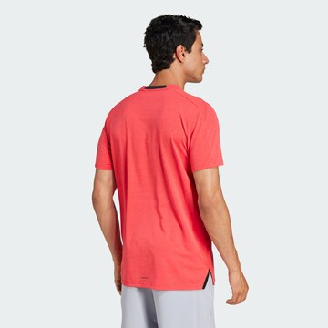 ADIDAS PERFORMANCE Regular Performance Shirt 'Designed for Training ' in Red