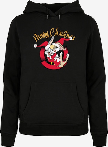 Felpa 'Looney Tunes - Lola Merry Christmas' di ABSOLUTE CULT in nero: frontale
