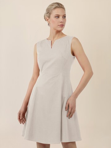 APART Evening Dress in Beige: front