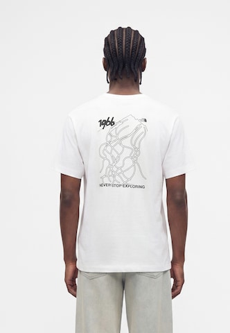 THE NORTH FACE Футболка 'NSE SLOPES' в Белый: спереди