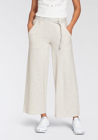 KangaROOS Wide leg Pants in Beige: front