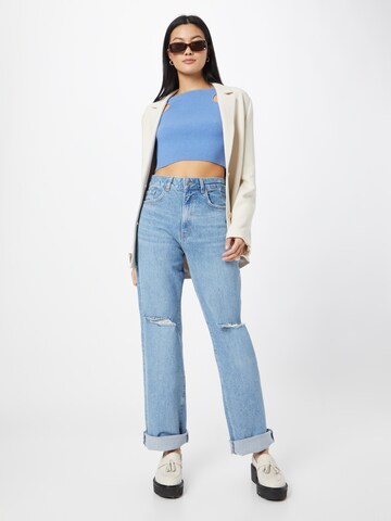 ESPRIT Wide leg Jeans in Blauw: voorkant