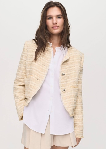 MANGO Jacke 'Anne' in Beige: Vorderseite