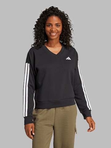 ADIDAS SPORTSWEAR Спортен суитшърт в черно: отпред