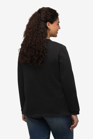 Ulla Popken Sweatshirt in Zwart