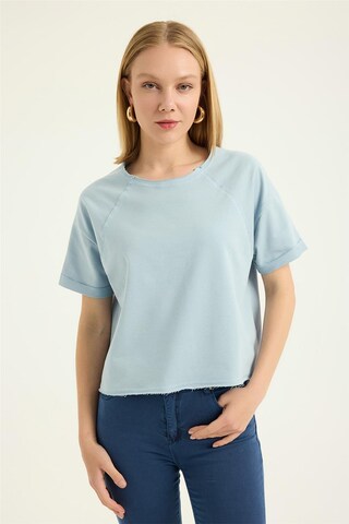 HOME STORE Shirt in Blauw: voorkant