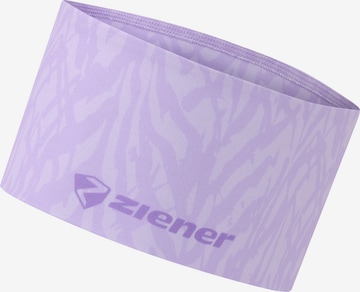 ZIENER Athletic Headband 'IMMRE' in Purple: front