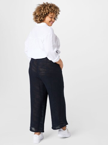 Wide Leg Pantalon Cotton On Curve en bleu