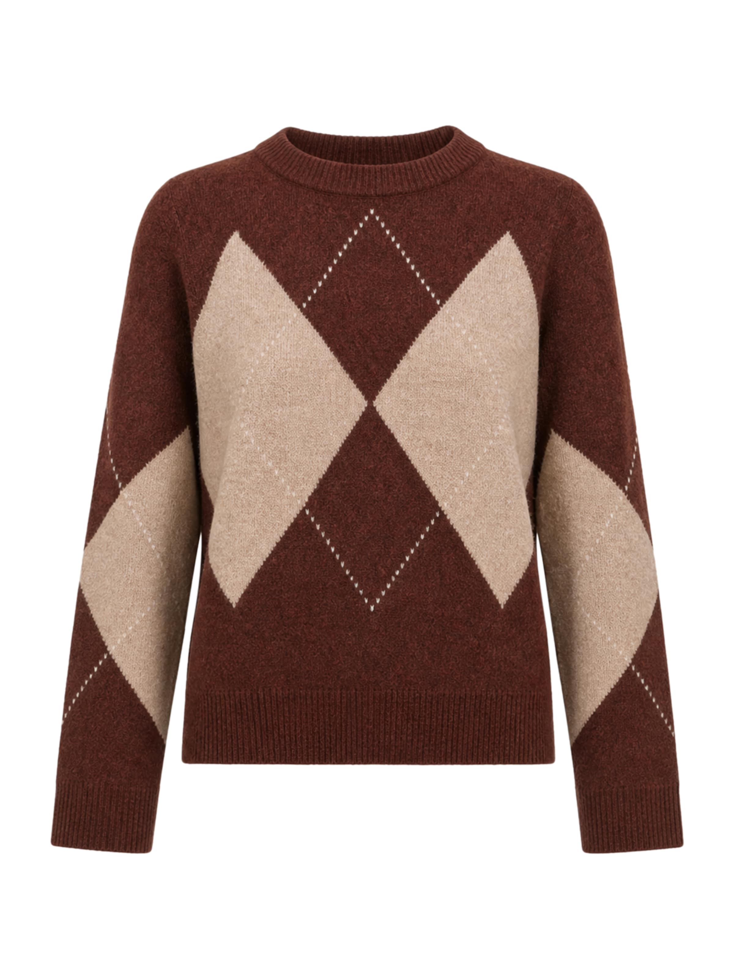 Pullover di BRAVE SOUL in marrone: frontale