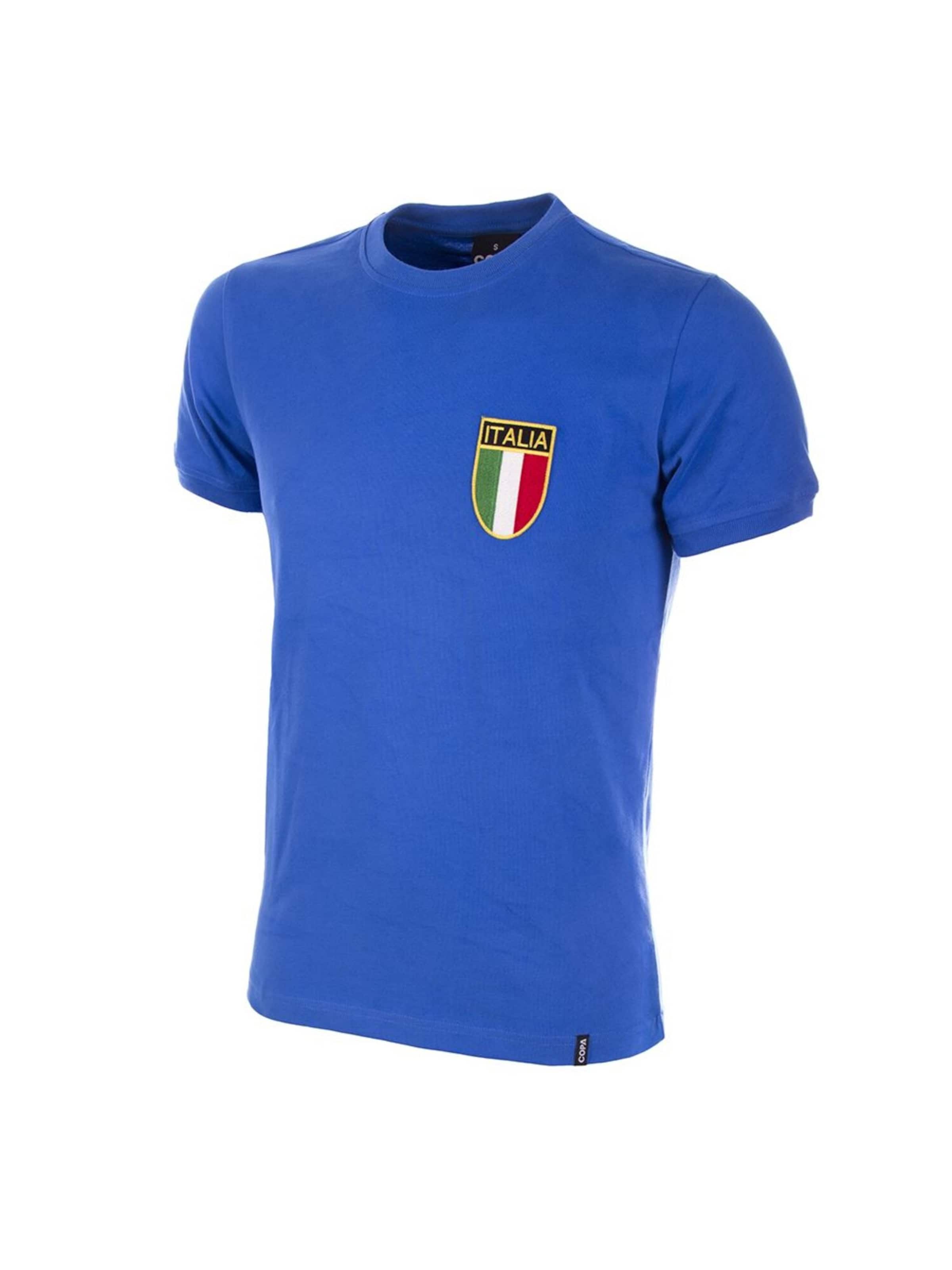 Copa Jersey 'Retro Italien 1970er' in Blue: front