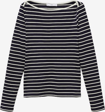 MANGO Majica 'FRENCHI' | modra barva: sprednja stran