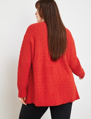 SAMOON Gebreid vest in Rood