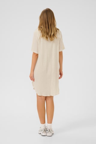 Kaffe Shirt dress 'Agitte' in Beige